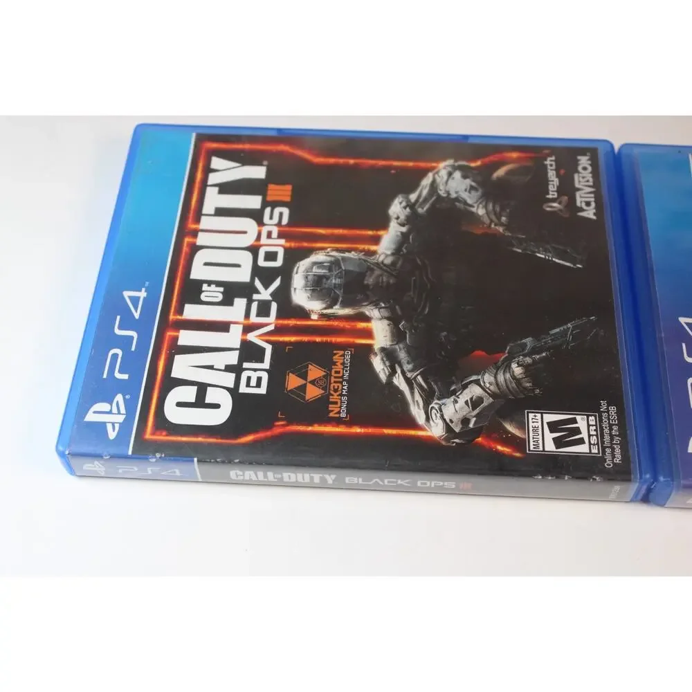 Call Of Duty Black Ops 3 & 4 Bundle/Lot (Sony PlayStation 4, PS4) Tested